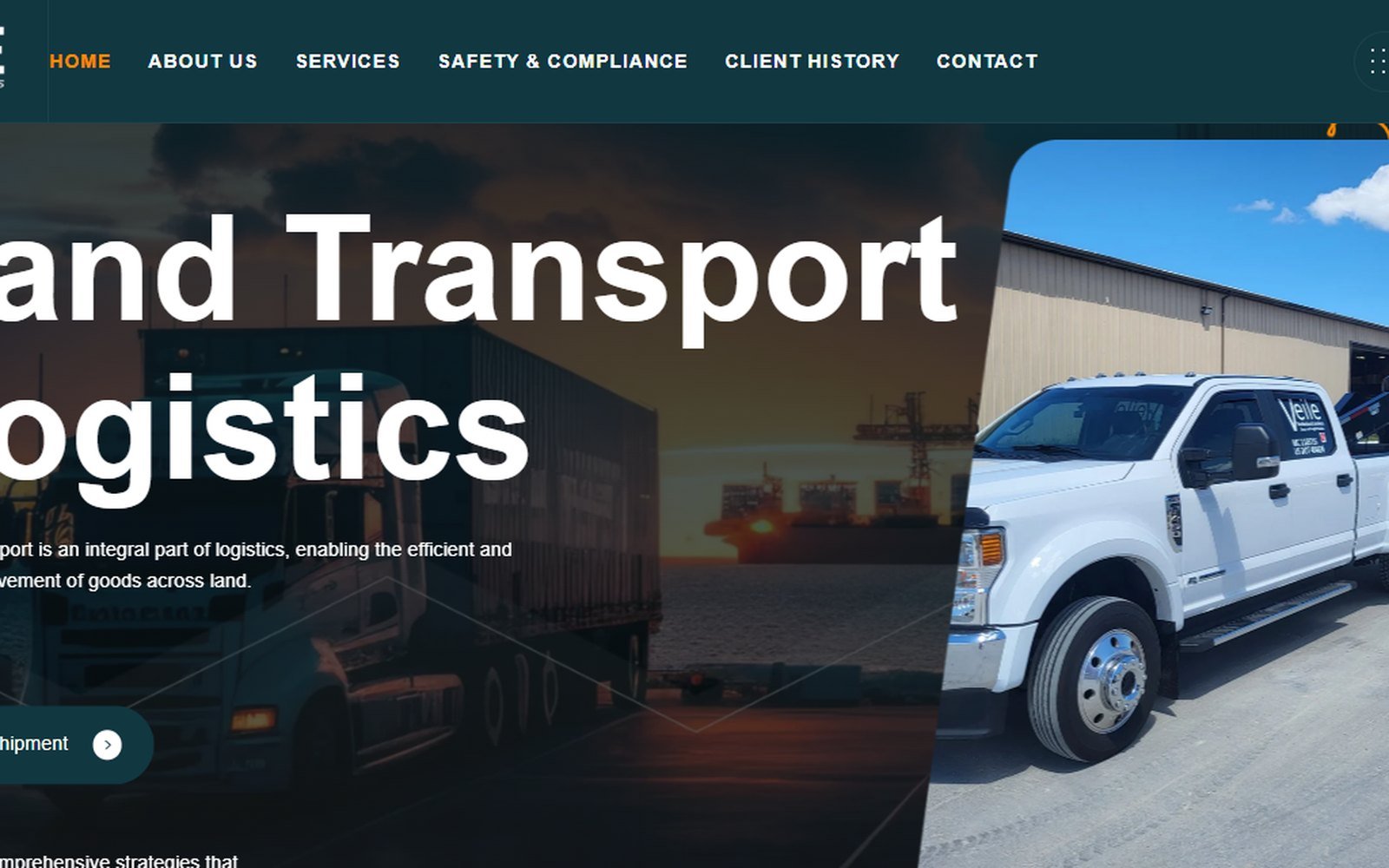 Veile Professional Services shipment tracking experience built by BAVEON